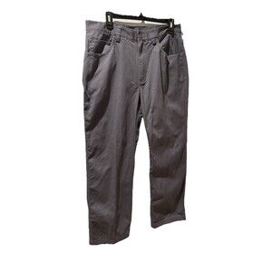 Duluth Trading Co. Straight Leg Grey Men's Pants Chinos Waist 34 L30"